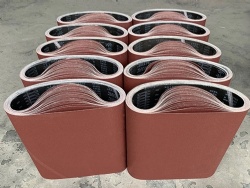 Narrow sanding belt, Wide sanding belt