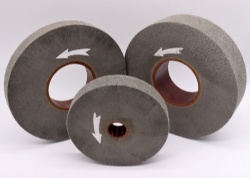 Non-woven convolute wheel